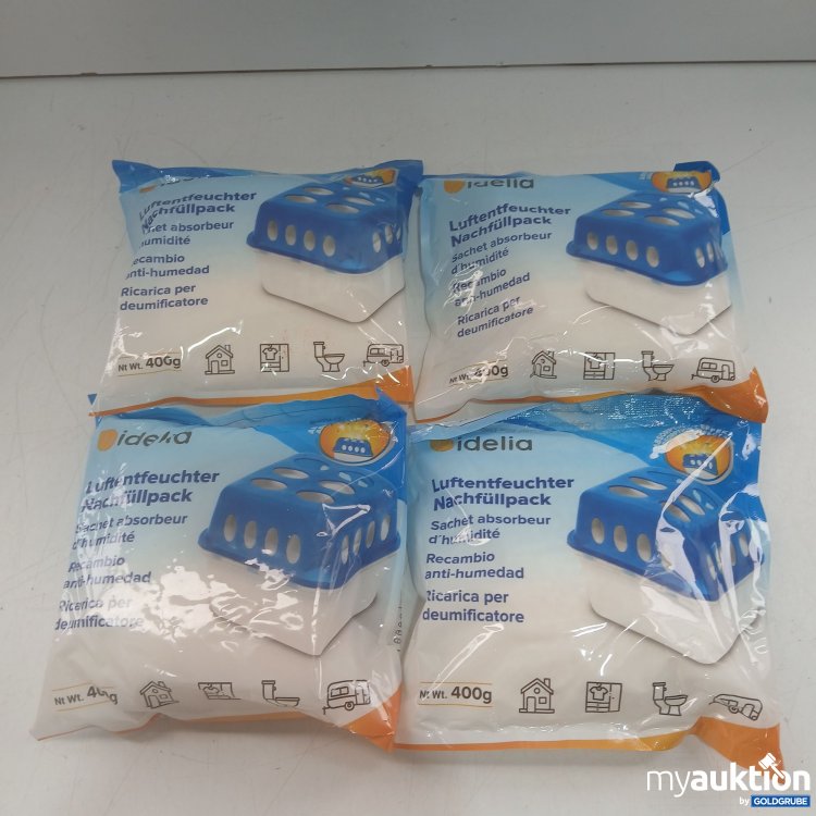 Artikel Nr. 461677: Idelia Luftentfeuchter Nachfüllpack 4x400g 
