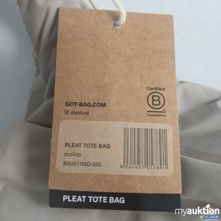 Artikel Nr. 464677: GOT BAG Pleat Tote scallop ca. 50x30cm