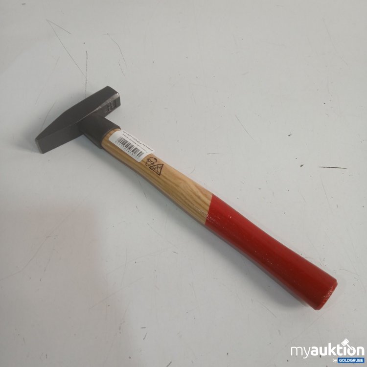 Artikel Nr. 477677: Hammer mit Holzstiel und rotem Griff 200g