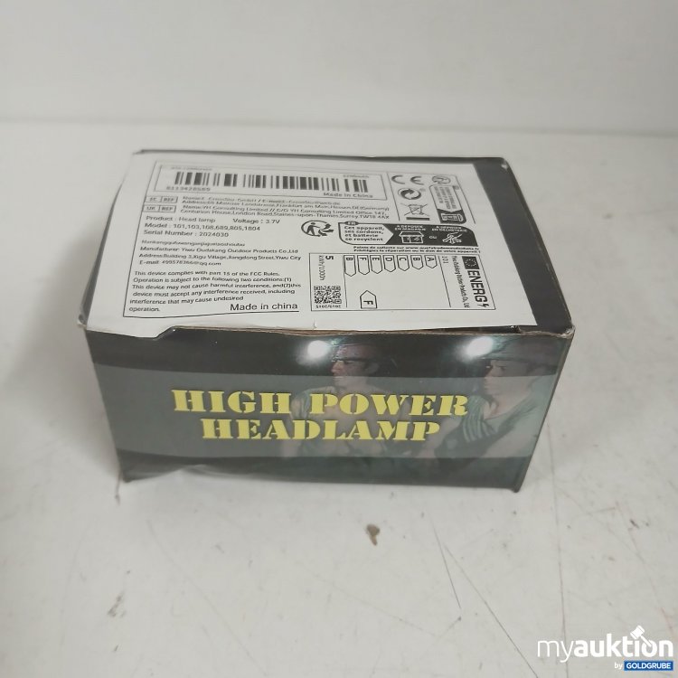 Artikel Nr. 875677 Artikel Nr. 875677: High Power Headlamp