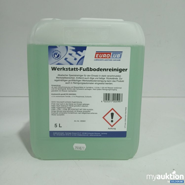 Artikel Nr. 890677: Eurolub Werkstatt Fußbodenreiniger 5L 