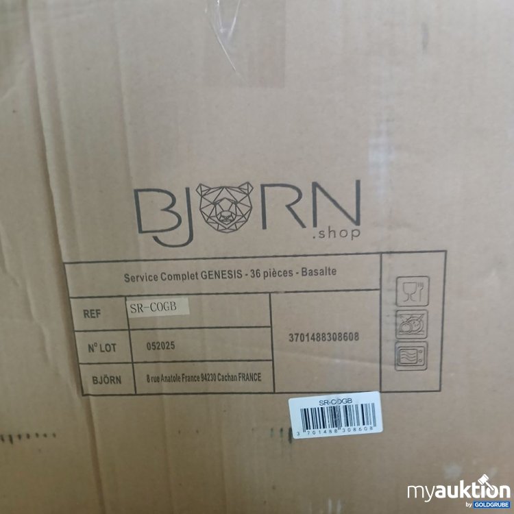 Artikel Nr. 921677: BJÖRN Service Complet GENESIS 36 pièces Basalte
