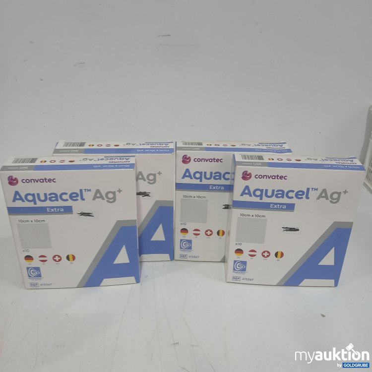 Artikel Nr. 939677 Artikel Nr. 939677: Aquacel Ag+ extra 10x10cm Wundauflage abgelaufen je 10PCS 4Stk