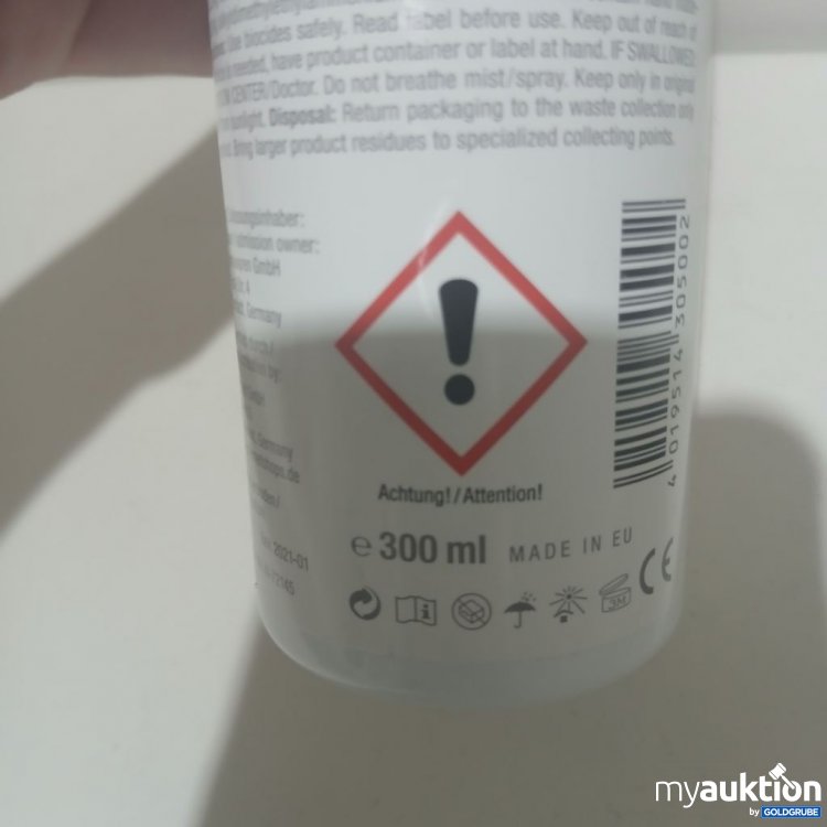Artikel Nr. 981677 Artikel Nr. 981677: TOY Premium Desinfektions-Spray