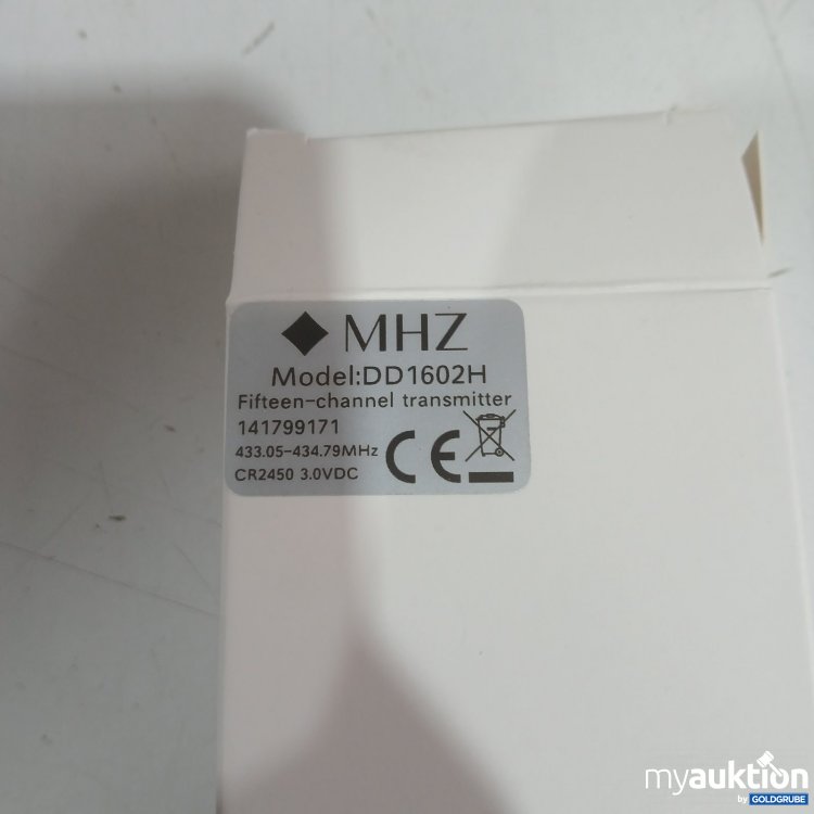 Artikel Nr. 445678 Artikel Nr. 445678: MHZ Fernbedienung Model DD1602H