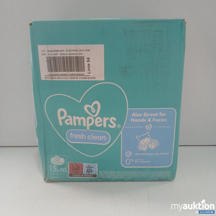 Artikel Nr. 461678: Pampers Fresh clean Feuchttücher 15x80Stk