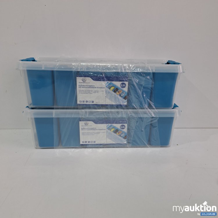 Artikel Nr. 808678 Artikel Nr. 808678: Wunderwuzzi Aufbewahrungsbox 2er Set x3.5L