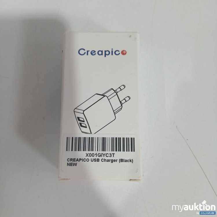 Artikel Nr. 827678 Artikel Nr. 827678: Creapic USB Charger Black