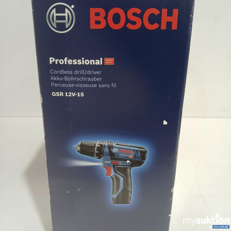 Artikel Nr. 872678 Artikel Nr. 872678: Bosch Professional Akku-Bohrschrauber GSR 12V-15