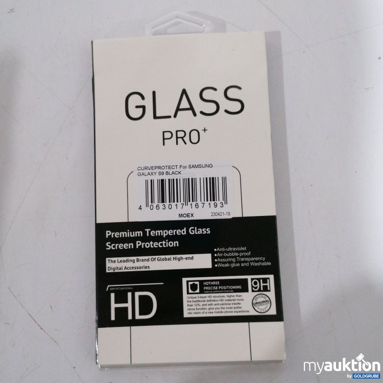 Artikel Nr. 887678: Glass Pro+Tempered Glass für Samsung Galaxy S9