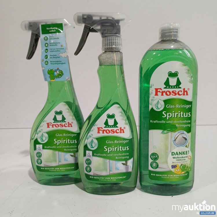Artikel Nr. 960678: Frosch Glas-Reiniger Spiritus 2x500ml 1x750ml