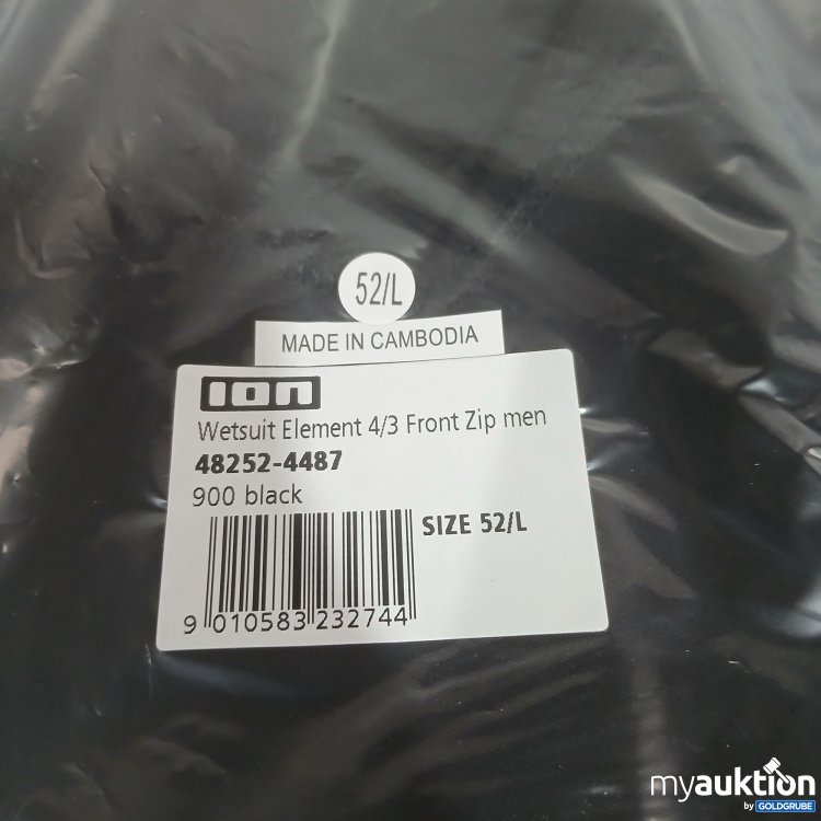 Artikel Nr. 998678 Artikel Nr. 998678: Ion Wetsuit Element 4/3 Front Zip men 900black