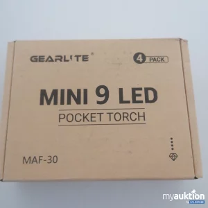 Artikel Nr. 680678: Gearlite Mini 9 led pocket torch MAF-30 4 stück