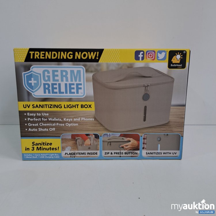 Artikel Nr. 361679 Artikel Nr. 361679: Bulbhead Germ Relief Light Box