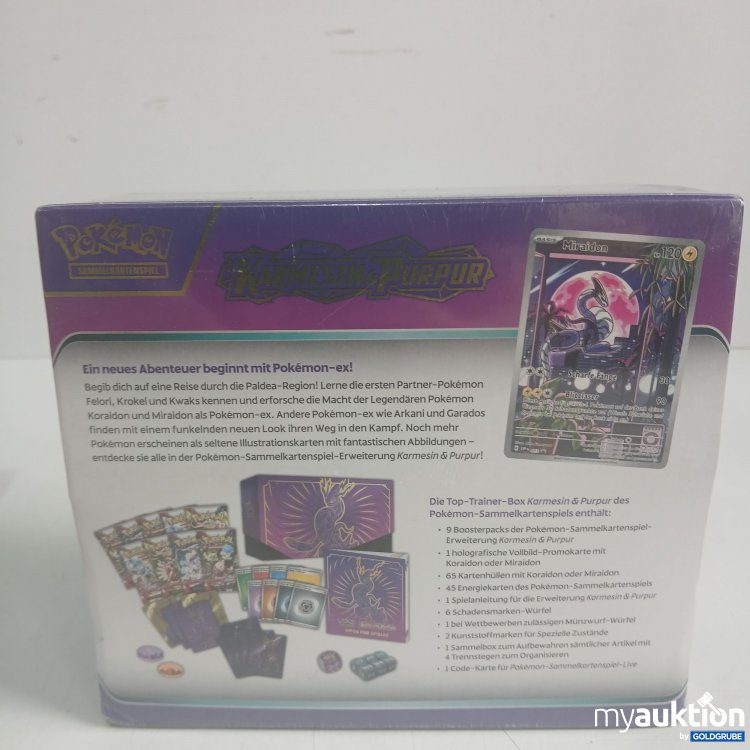 Artikel Nr. 525679: Pokemon Top-Trainer-Box aus der Erweiterung Karmesin& Purpur
