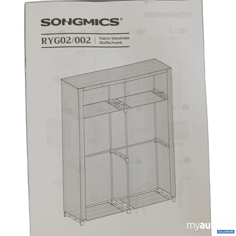 Artikel Nr. 921679: SONGMICS Stoffschrank RYG02GY 5.8kg
