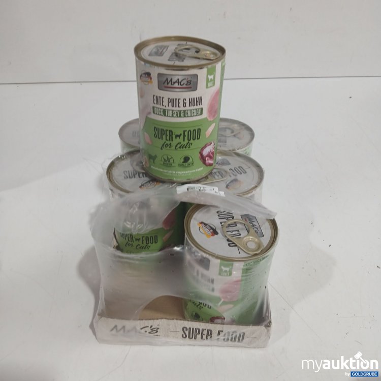 Artikel Nr. 996679 Artikel Nr. 996679: Macs Superfood Katzenfutter Ente, Pute & Huhn 6x400g