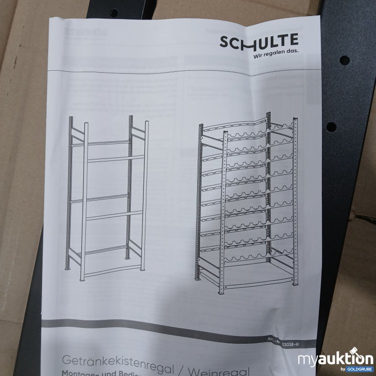 Artikel Nr. 441680: Schulte Getränkekistenregal 13038-H 