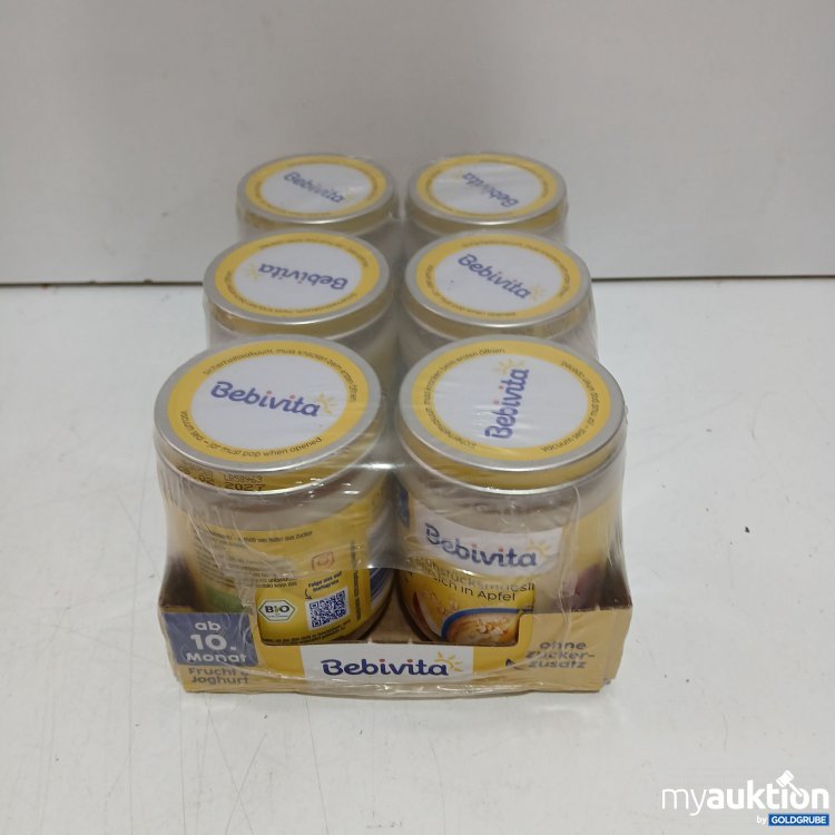 Artikel Nr. 463680 Artikel Nr. 463680: Bebivita ab 10. Monat Gläschen Frühstücksmüsli Pfirsich in Apfel 6x160g