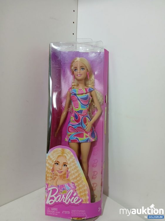 Artikel Nr. 933680: Barbie Puppe mit buntem Kleid