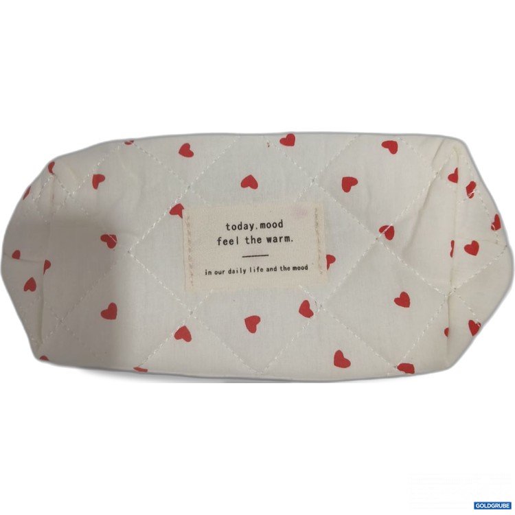 Artikel Nr. 963680: Mini Kosmetiktasche mit Herzmuster ca. 17x10cm
