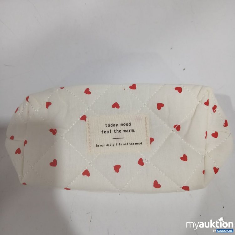 Artikel Nr. 963680: Mini Kosmetiktasche mit Herzmuster ca. 17x10cm