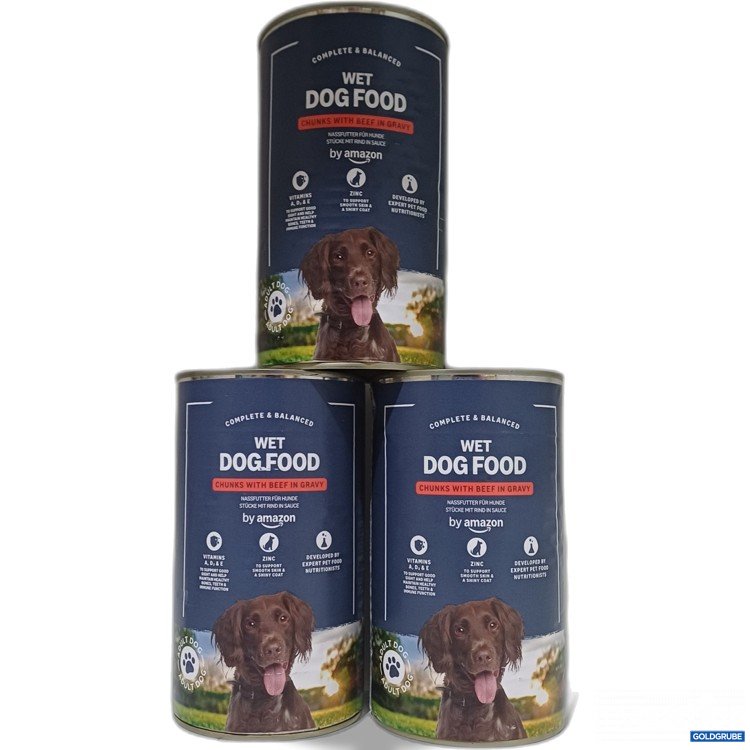 Artikel Nr. 985680: by Amazon Nassfutter für Hunde, Rind in Sauce, 3x1.24kg