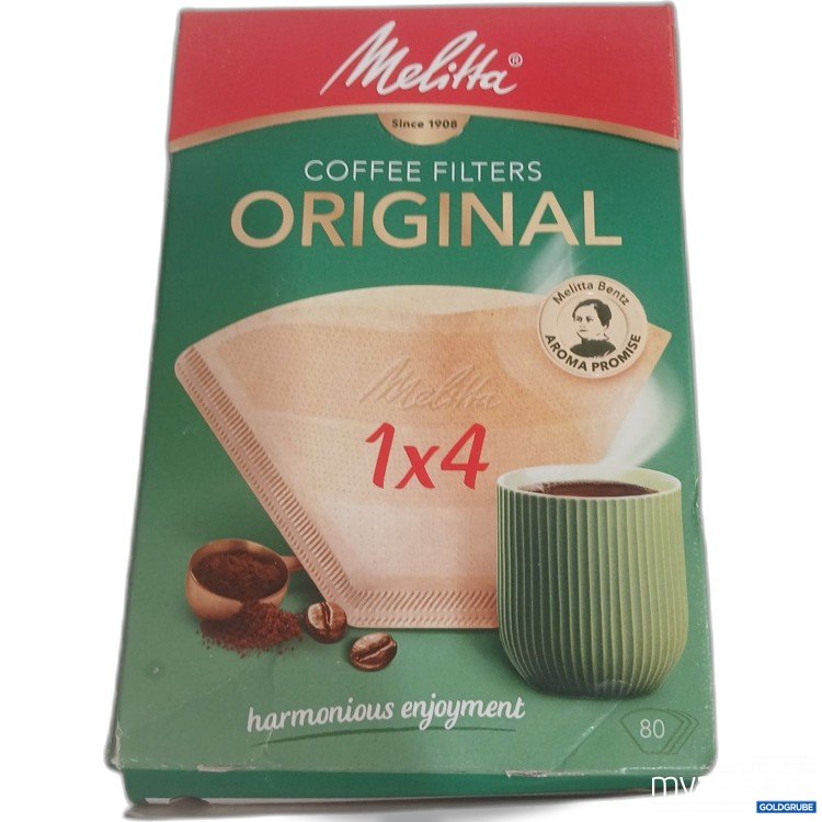 Artikel Nr. 986680 Artikel Nr. 986680: Melitta Coffee Filters Original 1x4 80Stk