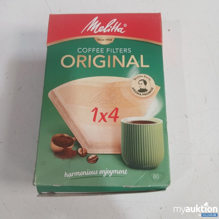 Artikel Nr. 986680 Artikel Nr. 986680: Melitta Coffee Filters Original 1x4 80Stk