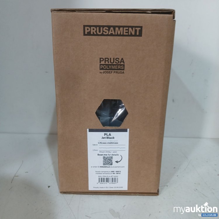 Artikel Nr. 994680 Artikel Nr. 994680: PRUSAMENT PLA Jet Black 1.75 ± 0.014 mm 3D Drucker Filament