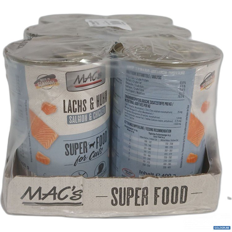 Artikel Nr. 996680 Artikel Nr. 996680: Macs Superfood Katzenfutter Lachs & Huhn 6x400g