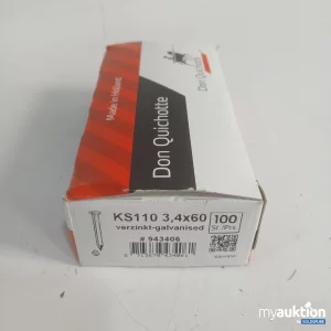 Auktion Don Quichotte KS110 3,4x60 verzinkt 100 Stk