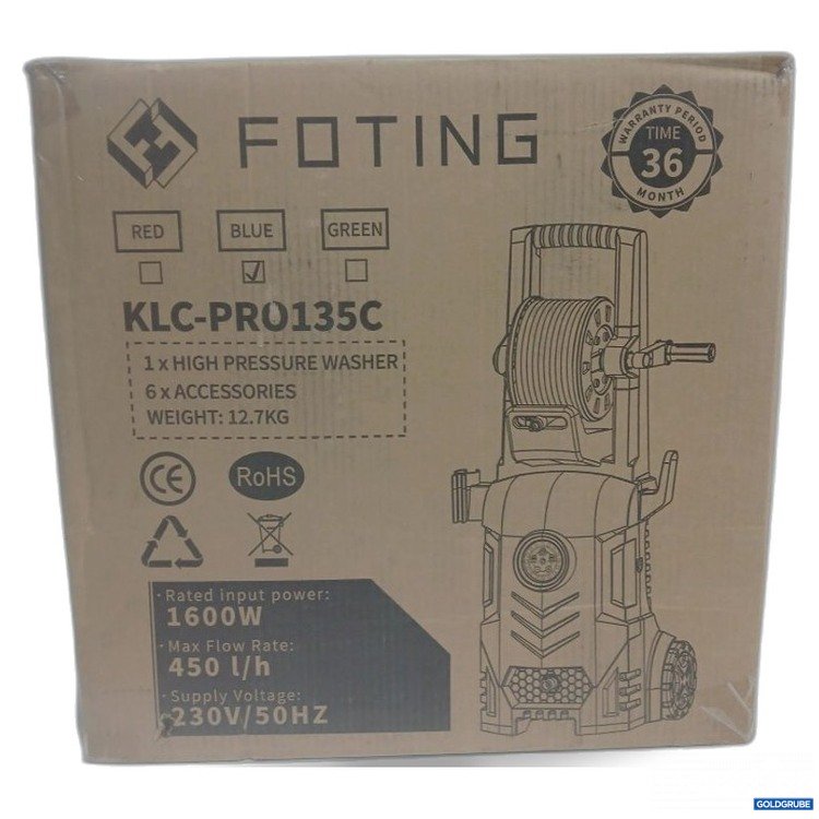 Artikel Nr. 445681: FOTING Hochdruckreiniger KLC-PRO135C Blau