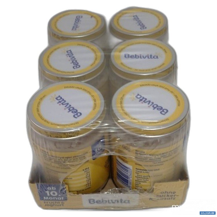Artikel Nr. 463681 Artikel Nr. 463681: Bebivita ab 10. Monat Gläschen Frucht & Joghurt Banane 6x190g