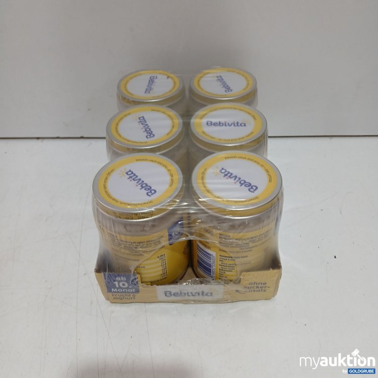 Artikel Nr. 463681 Artikel Nr. 463681: Bebivita ab 10. Monat Gläschen Frucht & Joghurt Banane 6x190g