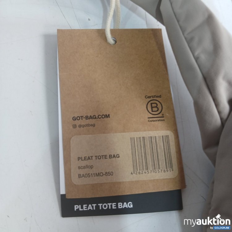 Artikel Nr. 464681: GOT BAG Pleat Tote scallop ca. 50x30cm