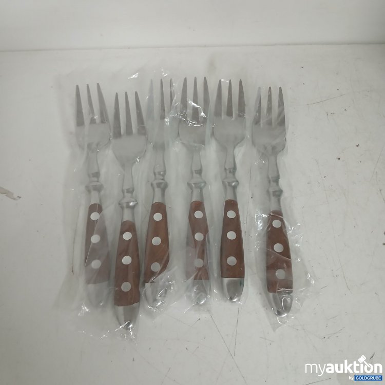 Artikel Nr. 831681 Artikel Nr. 831681: Kleine Edelstahlgabel-Set mit Holzgriff