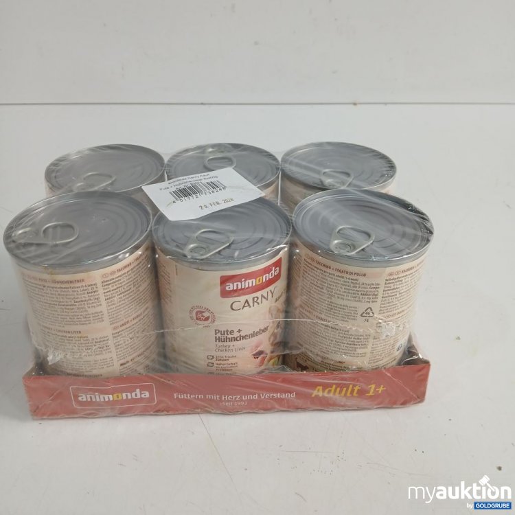 Artikel Nr. 973681: animonda Carny Pute + Hühnerleber Adult 6x400g