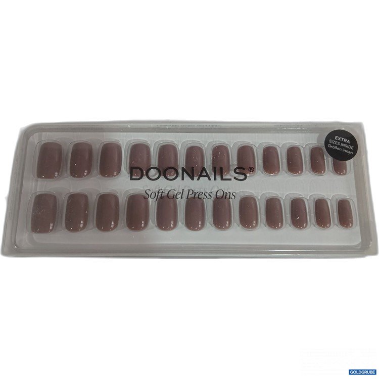 Artikel Nr. 977681: Doonails Soft Gel Press Ons short square silent night mauve 