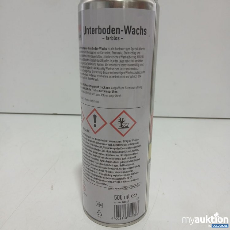 Artikel Nr. 993681: Nigrin Unterboden-Wachs farblos 500ml
