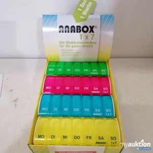 Auktion Anabox für tägliche Medikamentendosierung. 4stk