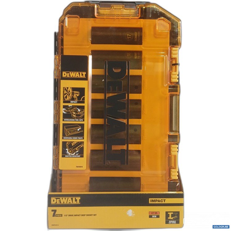 Artikel Nr. 444682: DeWalt 7Piece Drive Impact Deep Socket Set DWMT74737-0