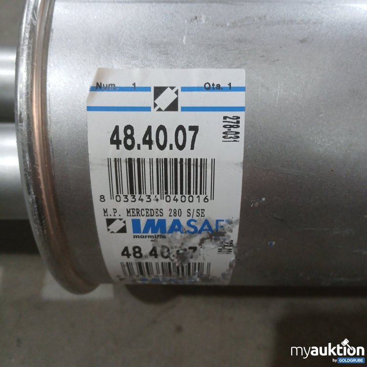 Artikel Nr. 448682: IMASAF Auspuff Mercedes 280 S/SE 48.40.07