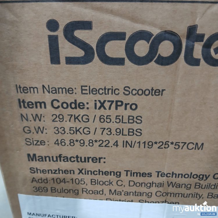 Artikel Nr. 523682: IScooter  iX7Pro 