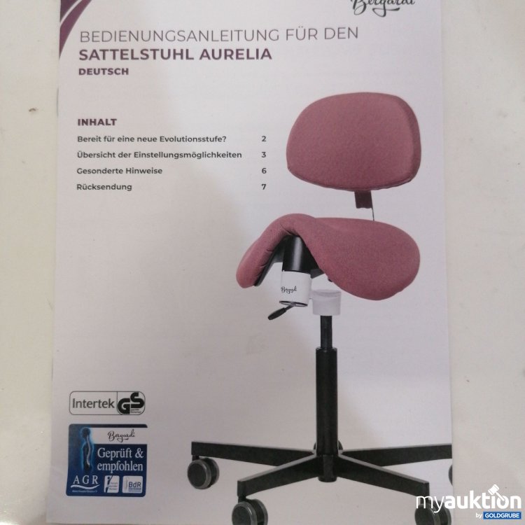 Artikel Nr. 746682 Artikel Nr. 746682: Bergardi Sattelstuhl Aurelia