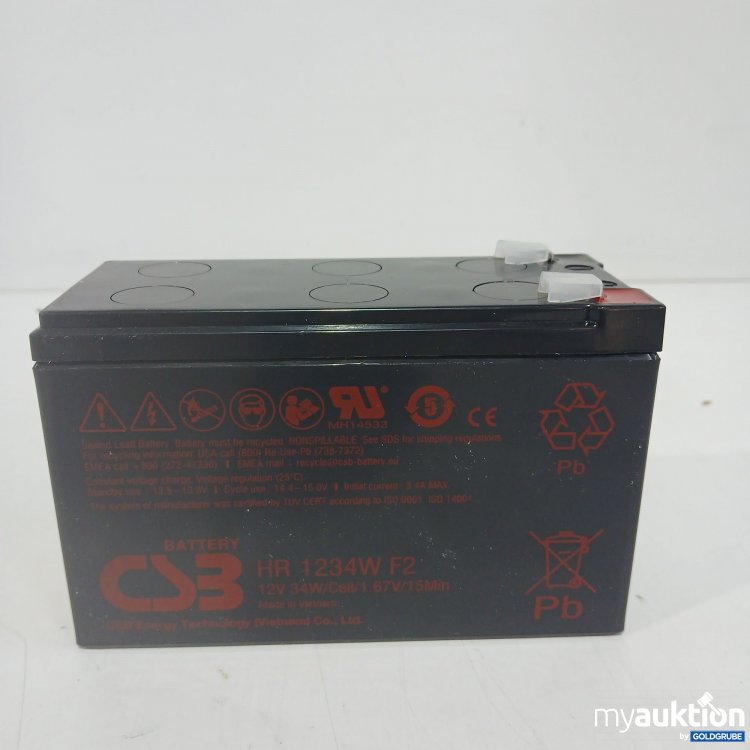 Artikel Nr. 843682 Artikel Nr. 843682: Battery HR 1234W F2 12V 34W/Cell/1.67V/15Min