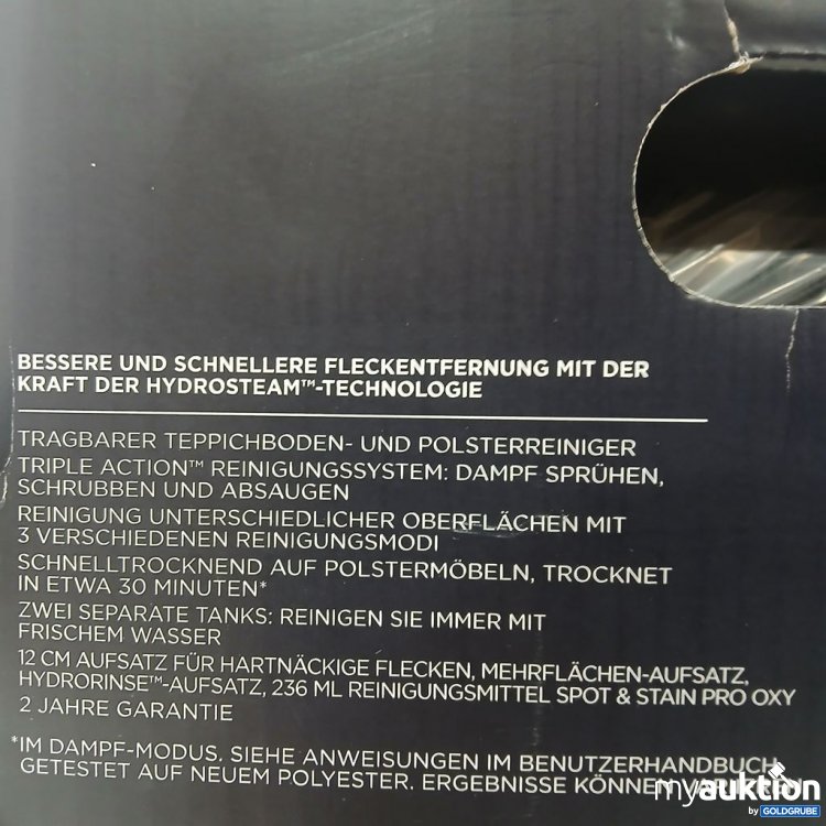 Artikel Nr. 921682: Bissell SpotClean Hydrosteam Select Teppich- und Polsterreiniger 236ml