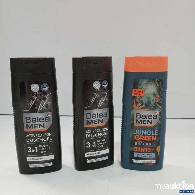 Artikel Nr. 953682: Balea Men Active Carbon und jungle green Duschgel 3in1 3x 300ml