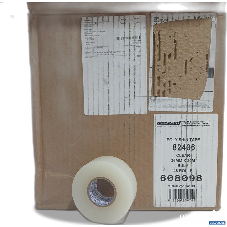 Artikel Nr. 968682: Comp-o-lite Poly Shin Tape clear 36mm x 30m 47Rollen 