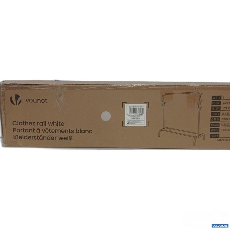 Artikel Nr. 971682: Vounot Kleiderständer weiß 113x21.6x5cm 